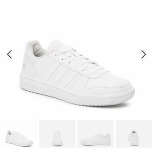 🪞 Adidas women’s classic white lace up sneakers size 6